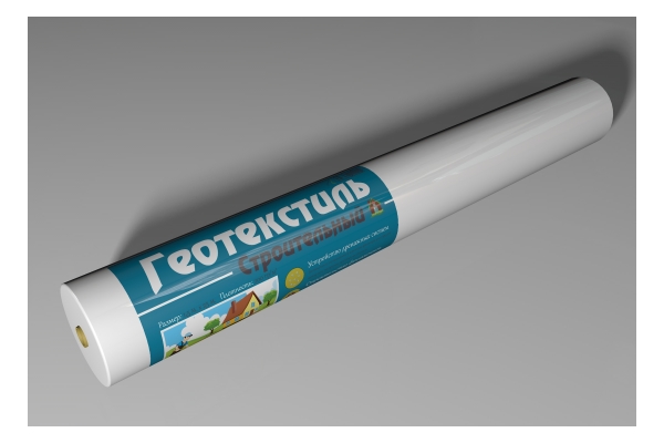 Геотекстиль  GEO-80 (80 м2) 1,6*50м черный/ термофиксированный