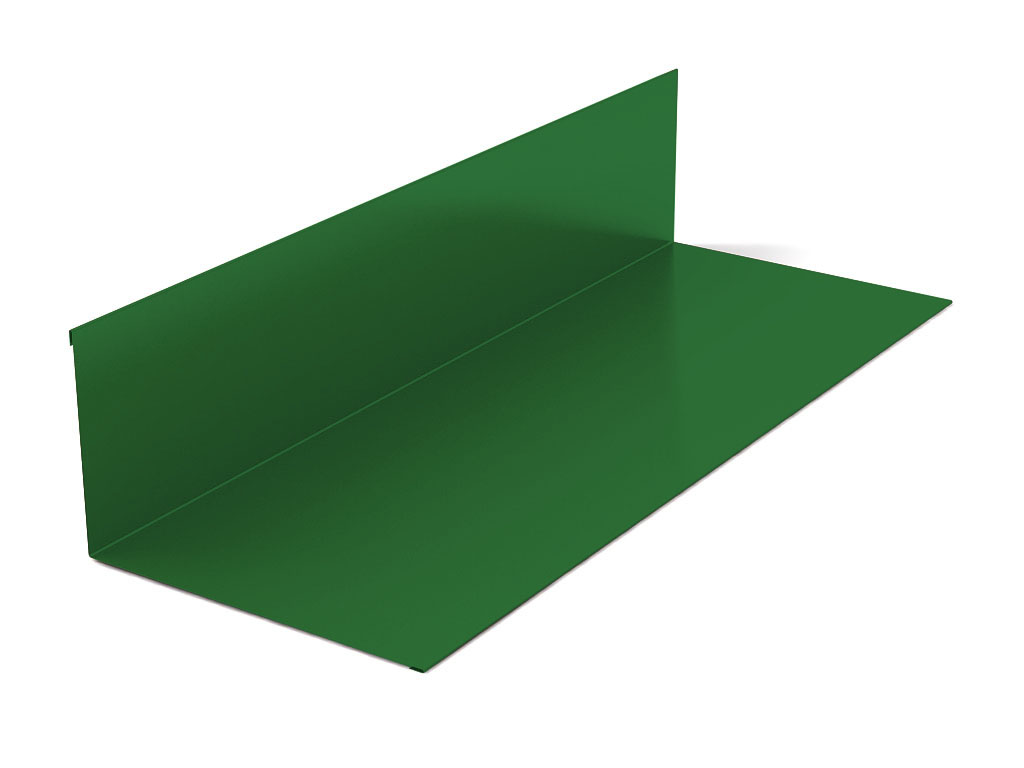 Планка примыкания 20*45*15*10мм*2м зеленый RAL 6005