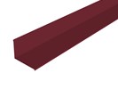 Планка примыкания 20*45*15*10мм*2м коричневый RAL 8017