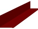 Планка примыкания 20*45*15*10мм*2м красный RAL 3005