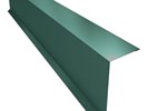 Торцевая планка 75*25*65*2м Зеленая RAL 6005