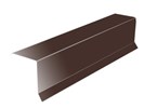 Торцевая планка 75*25*65*2м Коричневый RAL 8017