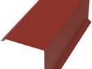 Торцевая планка 75*25*65*2м Красный RAL 3005