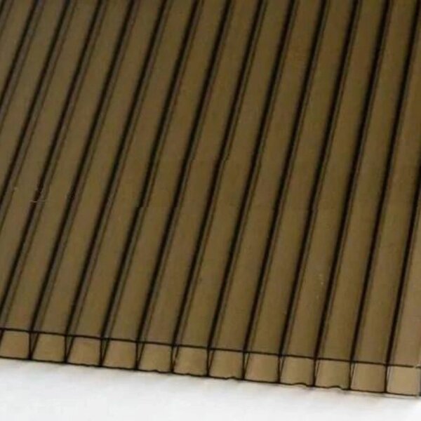 Лист поликарбонатный 6мм. 2,1*6 м. (БРОНЗА) Россия